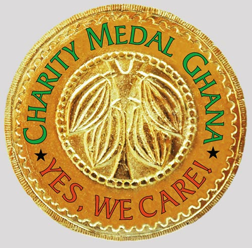 Charity Medal Ghana - Picture of the Medal
